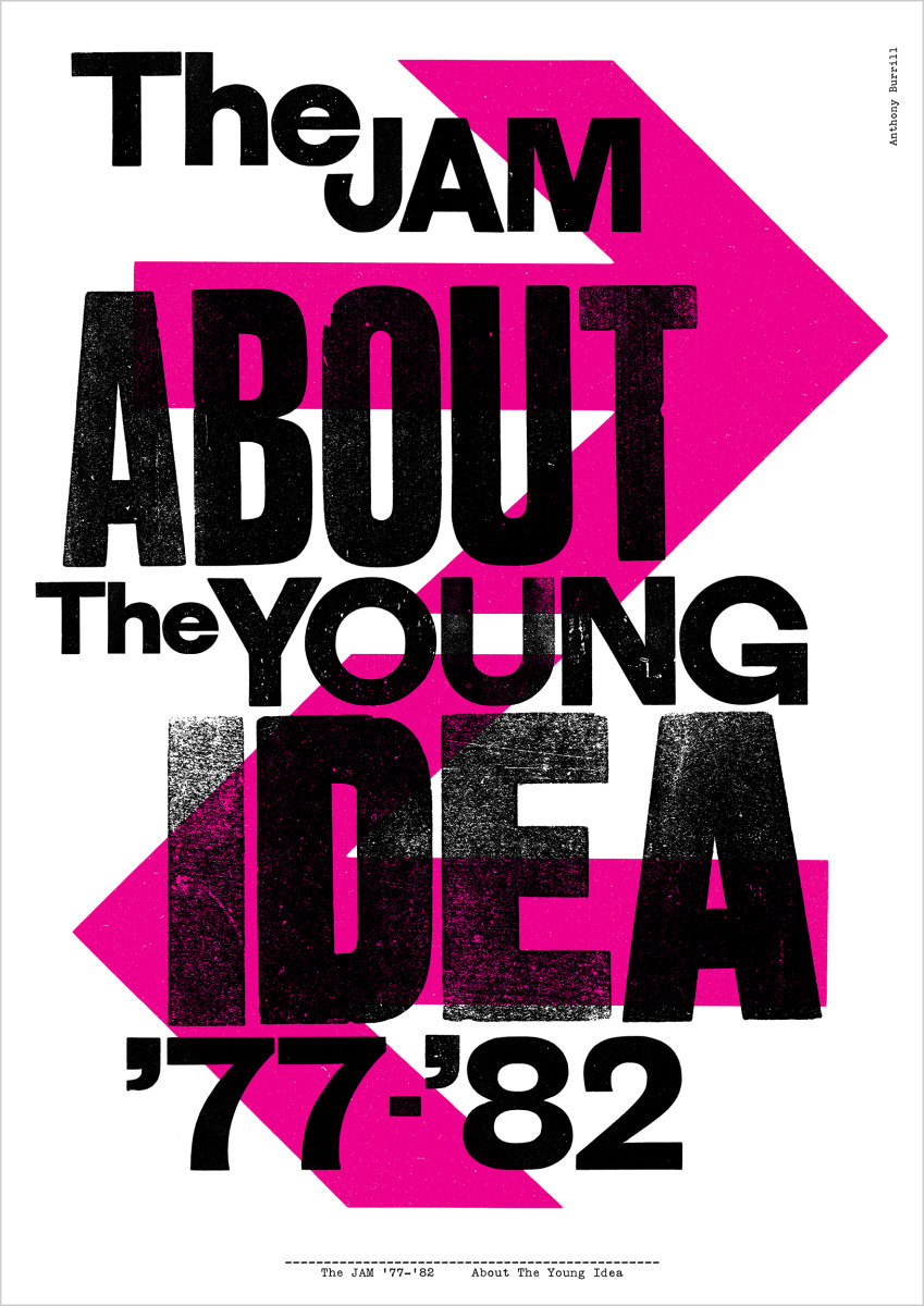 Anthony Burrill / Commercial Work / The Jam - Lyric Prints&lt;span class=&quot;slide_numbers&quot;&gt;&lt;span class=&quot;slide_number&quot;&gt;1&lt;/span&gt;/8&lt;/span&gt;