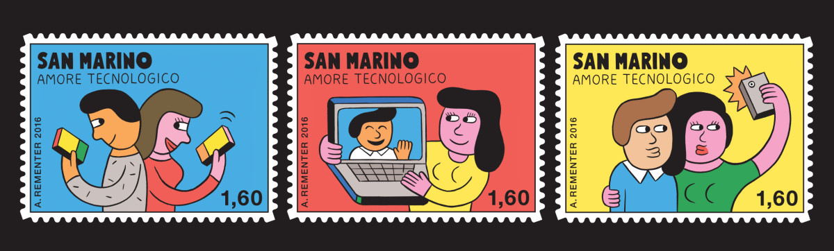Andy Rementer / Commercial Work / Online Dating Stamps&lt;span class=&quot;slide_numbers&quot;&gt;&lt;span class=&quot;slide_number&quot;&gt;5&lt;/span&gt;/6&lt;/span&gt;